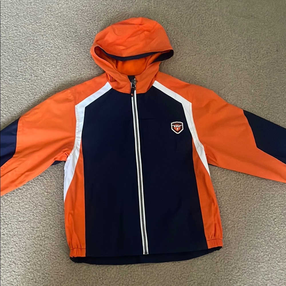 Orange and Black Hooded Jacket for youth size 14-16